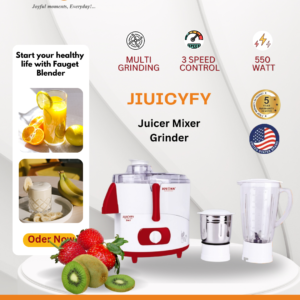 Joyonn Juicer Mixer Grinder Juicer – 450W,