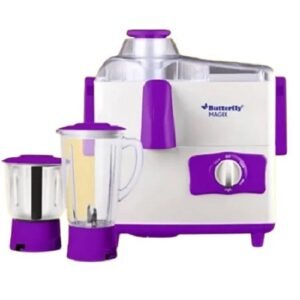 Butterfly Magix  Juicer Mixer Grinder (2 Jars, White, Purple)-500W