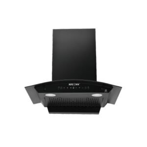 Joyonn Auto Clean Chimney – Curved Glass, Filter-less & Motion Sensor