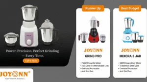 The Best Mixer Grinder in India – Powerful & Reliable Joyonn Mixer Grinder
